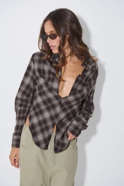 Leah Shirt Dark Grey