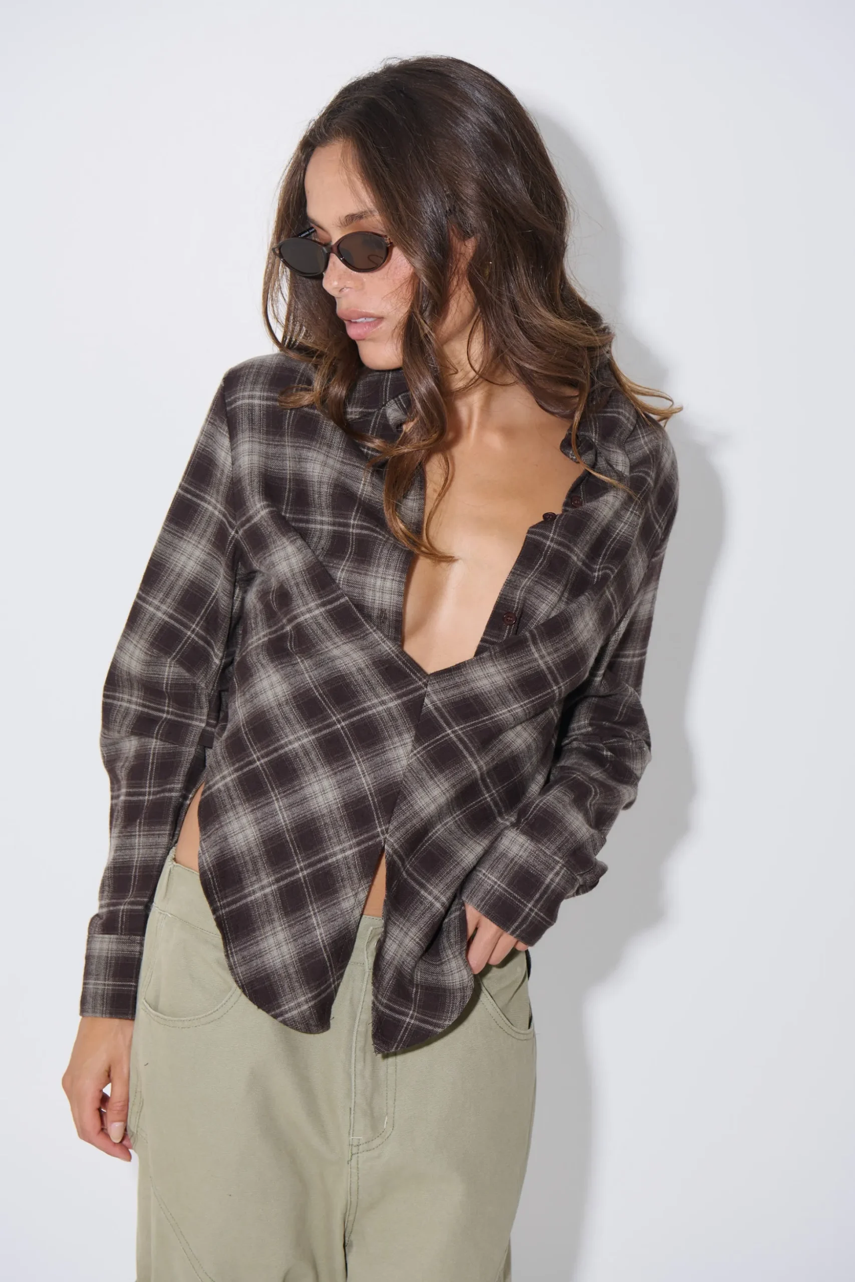 Leah Shirt Dark Grey