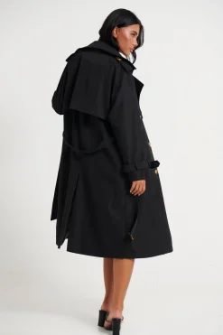 Lia Trench Black
