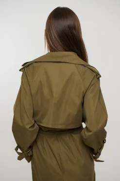 Lia Trench Olive