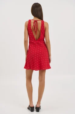 Liza Mini Dress Cherry