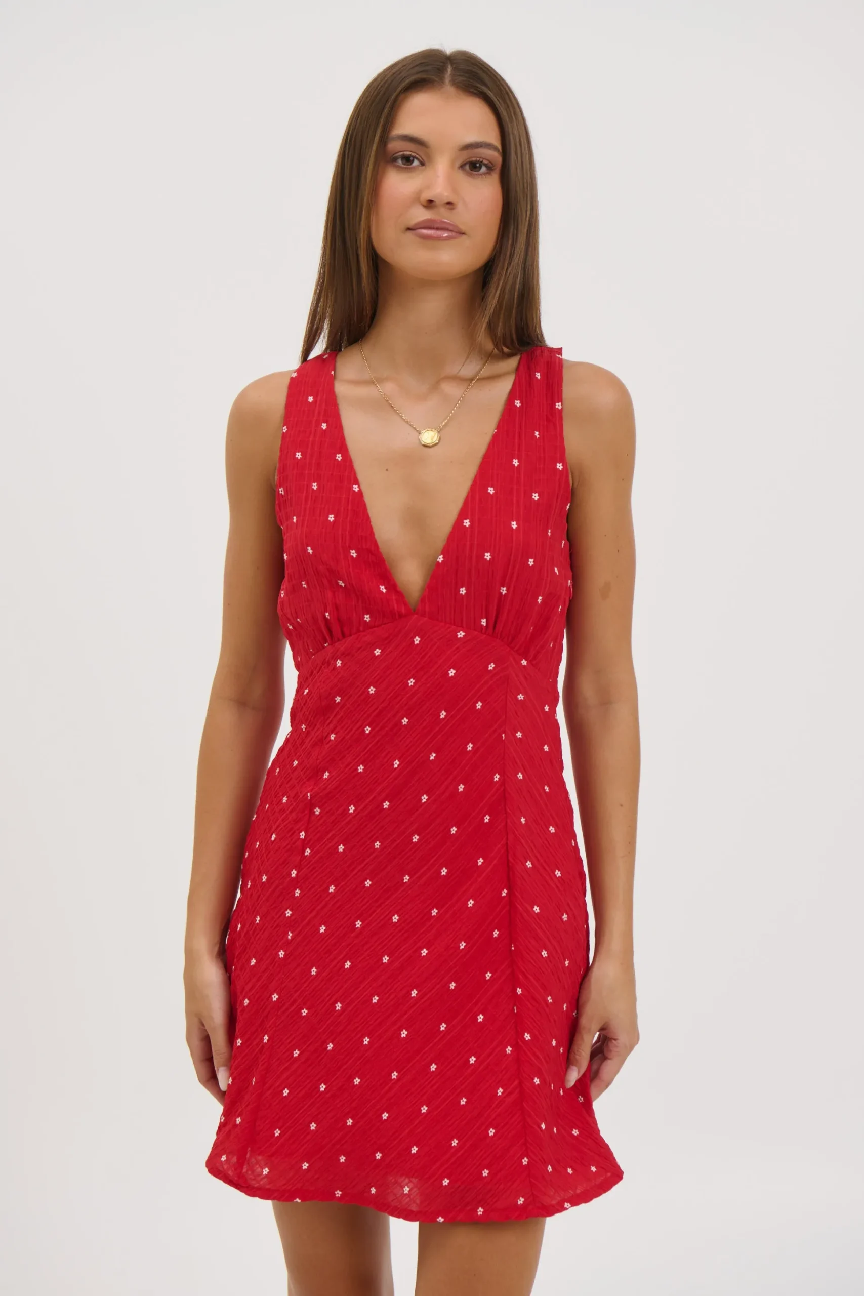 Liza Mini Dress Cherry
