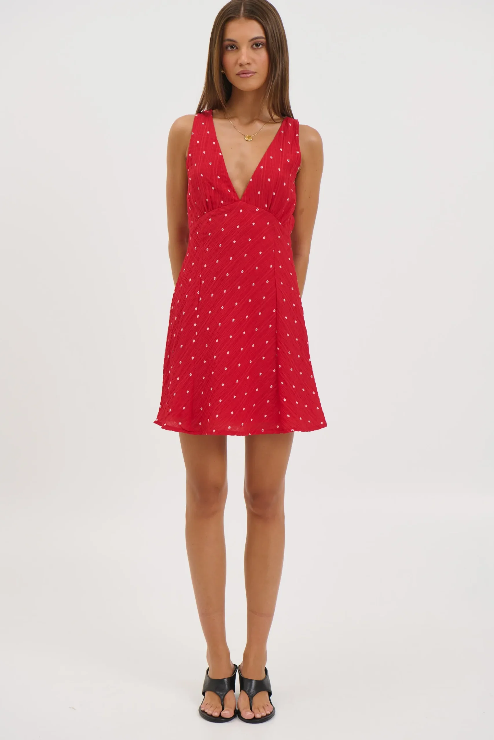 Liza Mini Dress Cherry