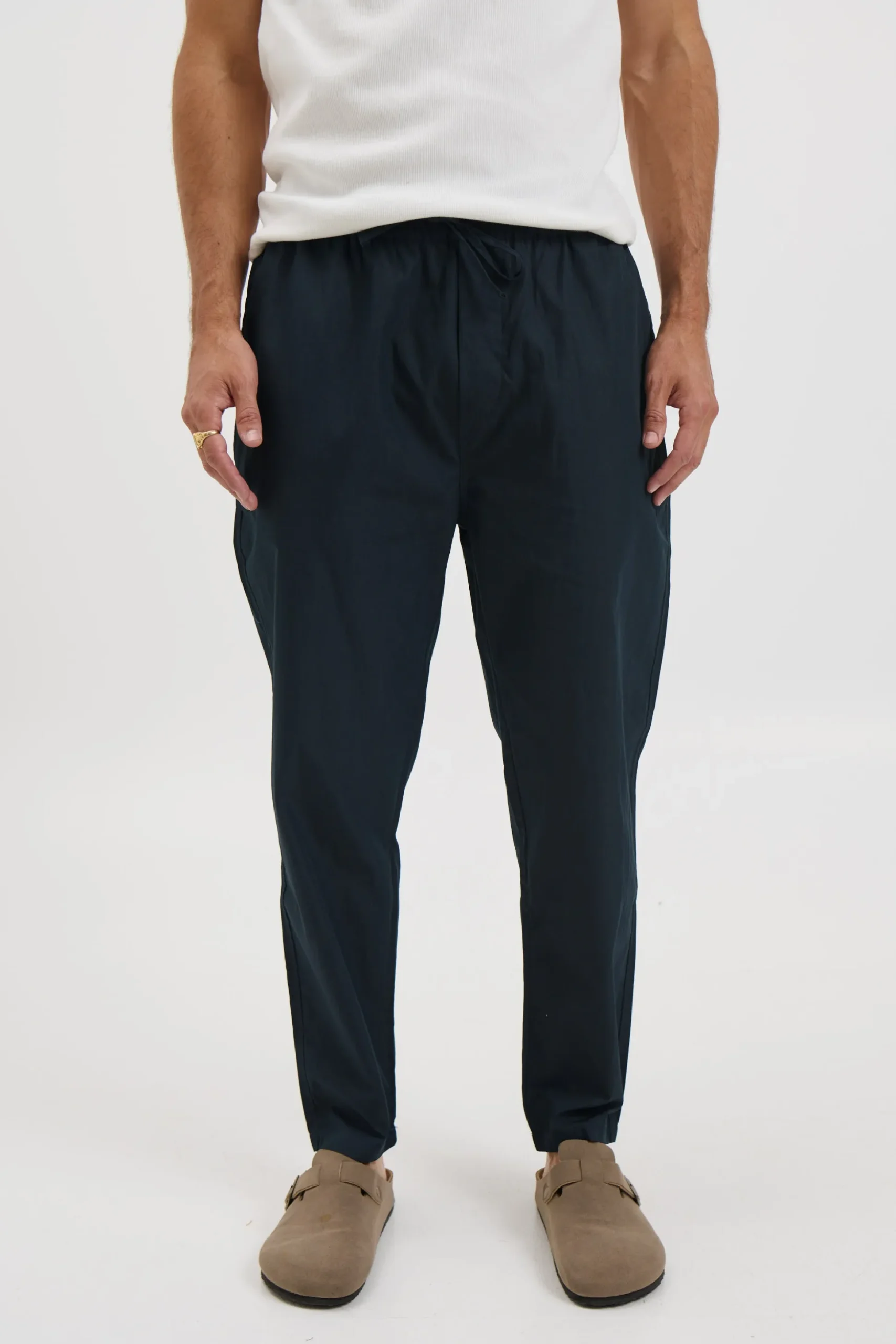 Locky Straight Pant Navy
