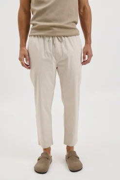 Locky Straight Pant Stone