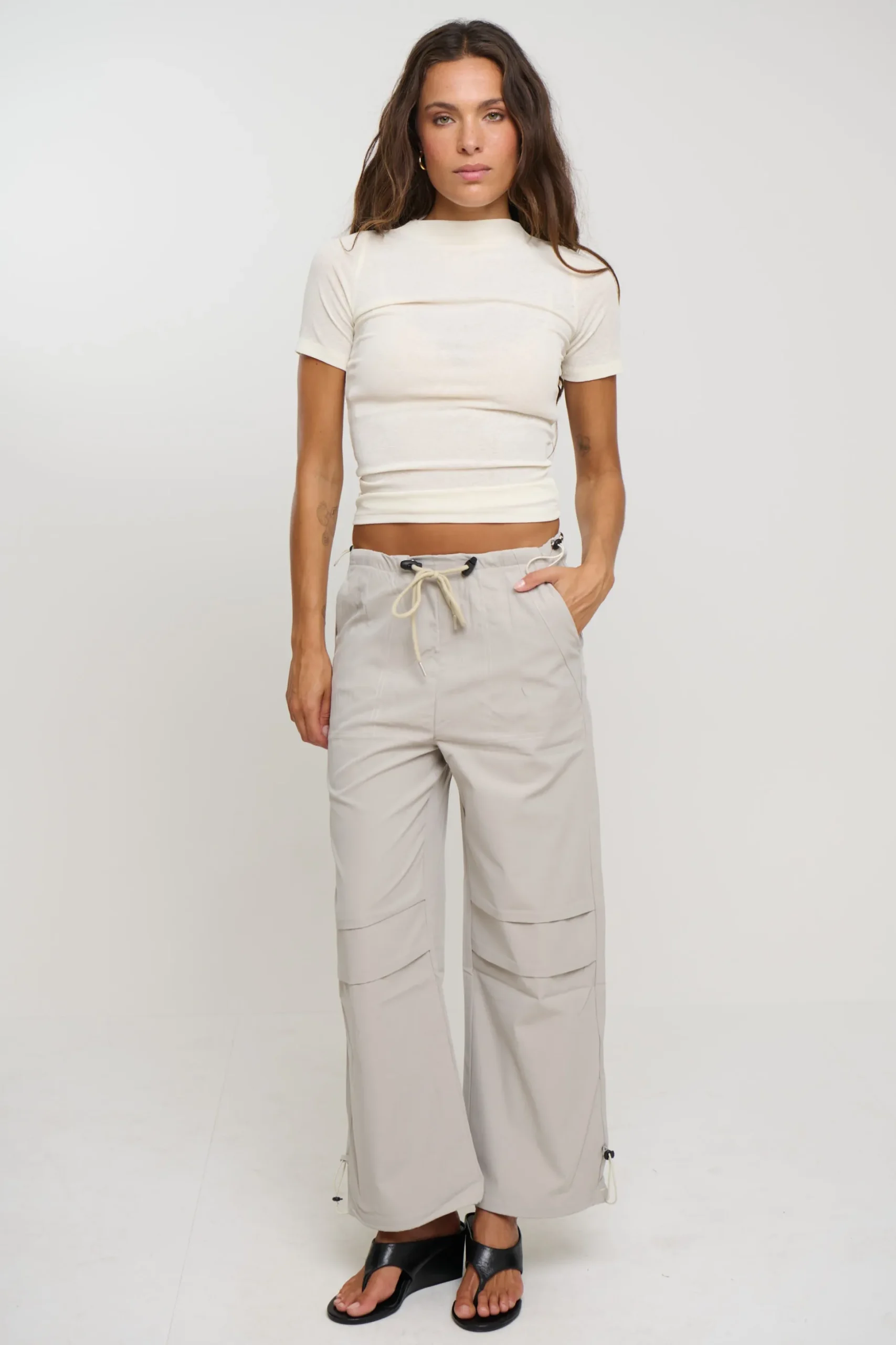 Lora Pant Light Grey