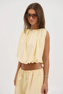 Louisa Bubble Top Lemon