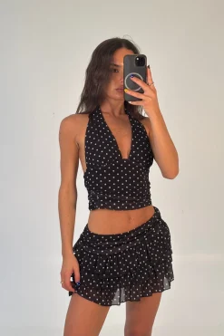 Lucia Mini Skirt Black