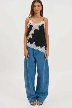 Lukas Lace Top Black