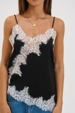 Lukas Lace Top Black