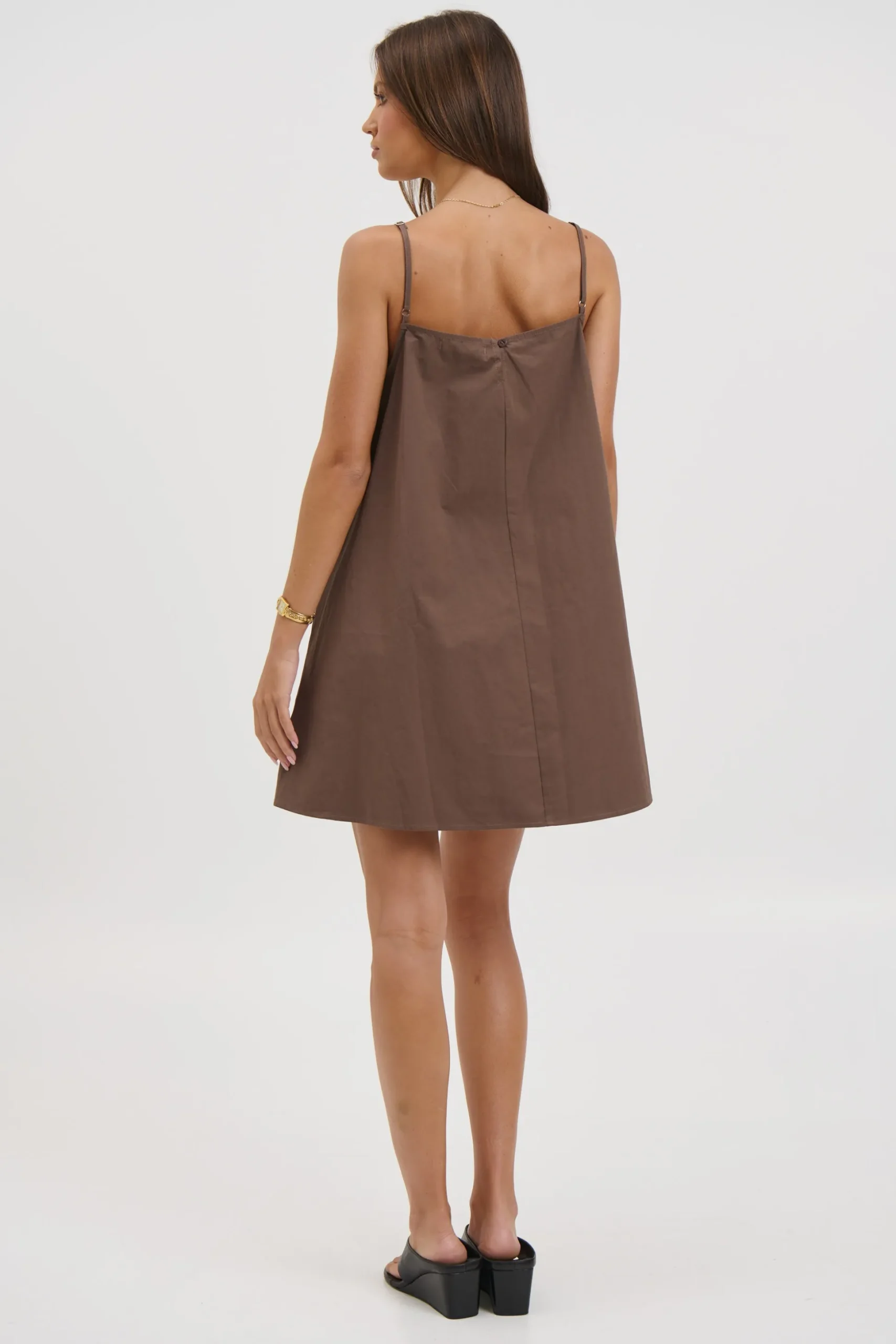 Mack Mini Dress Chocolate