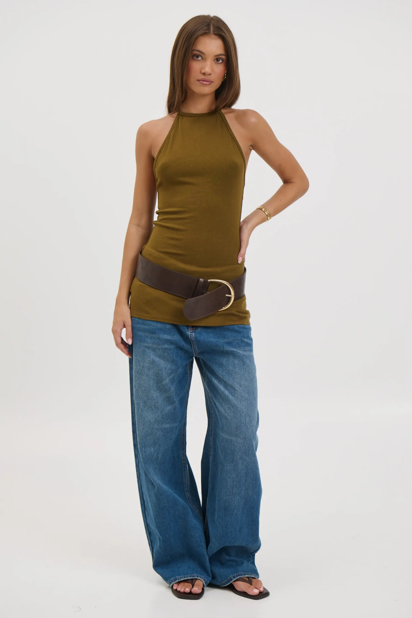 Madelyn Top Olive