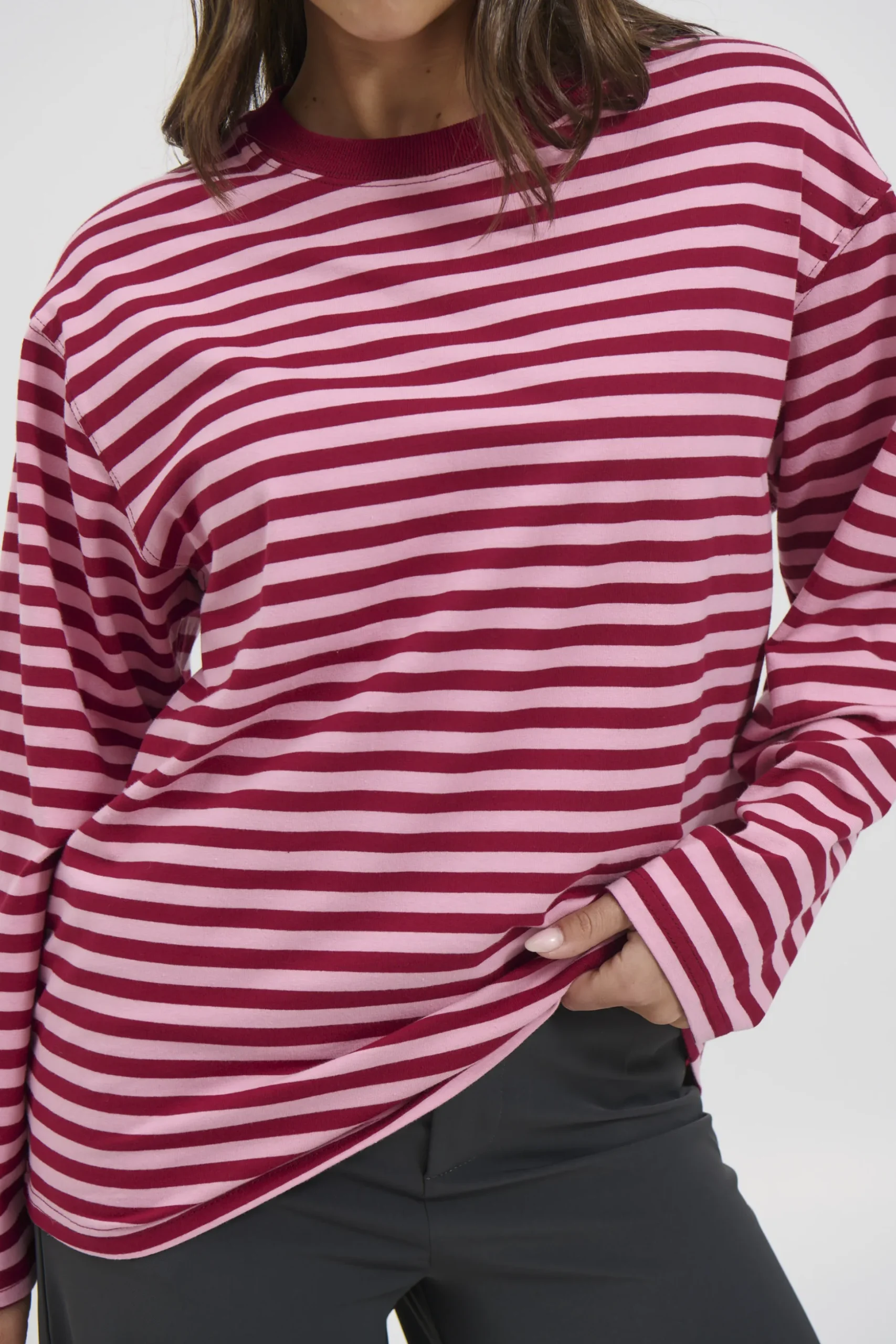 Madi Long Sleeve Strawberry