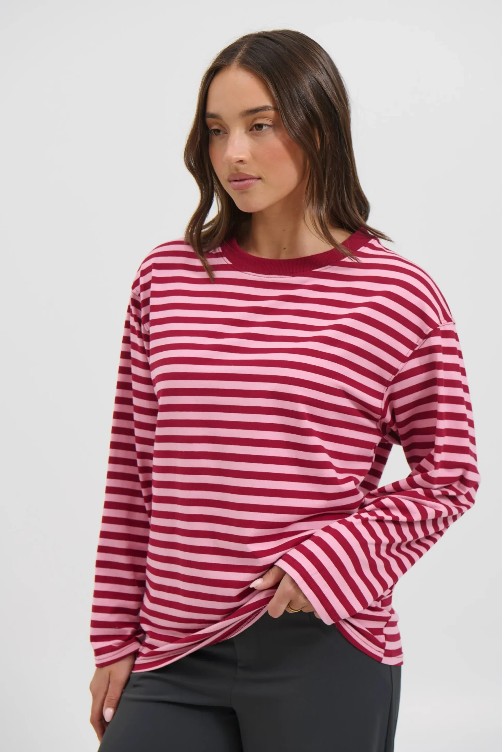 Madi Long Sleeve Strawberry