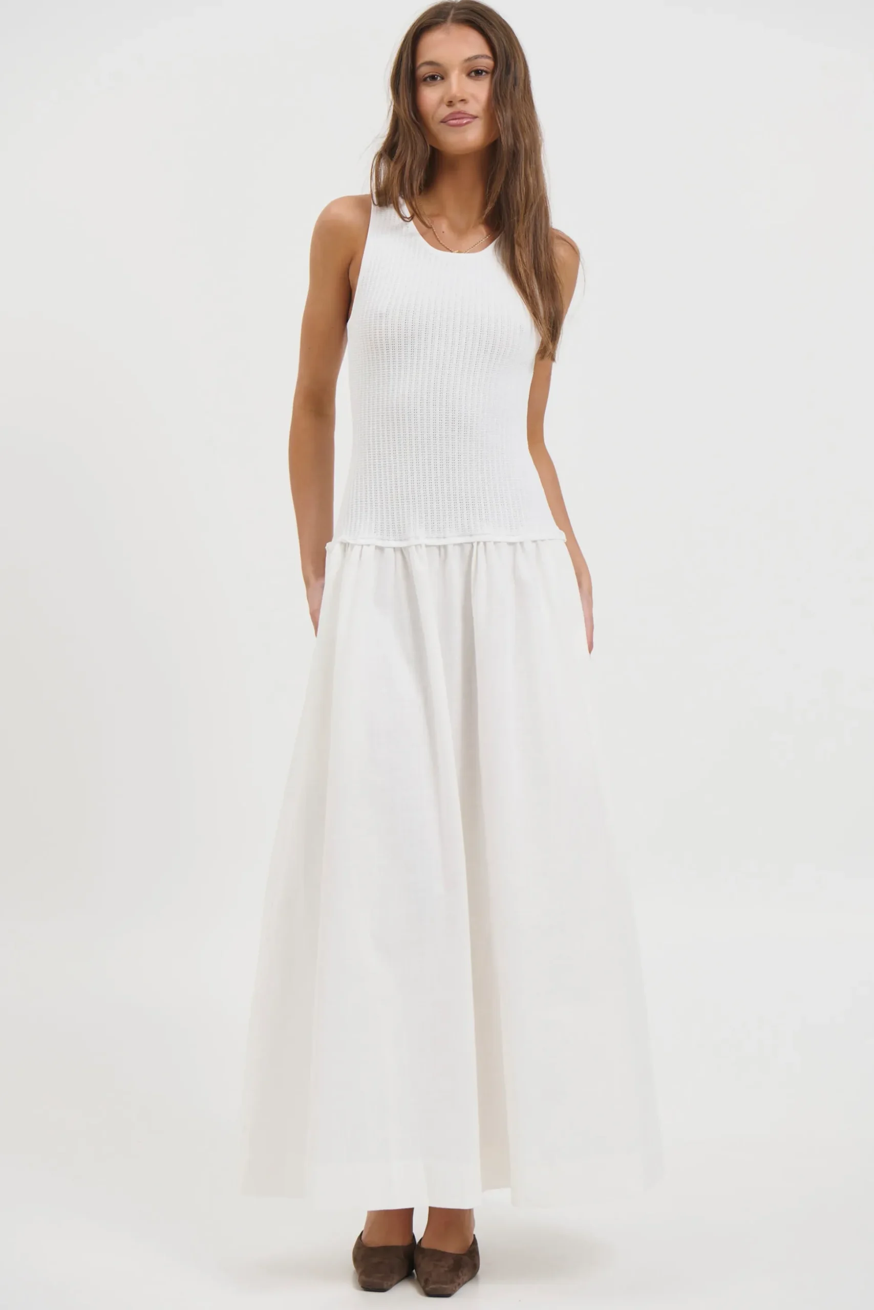 Malibu Maxi Dress White