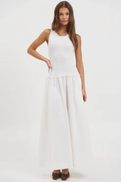 Malibu Maxi Dress White