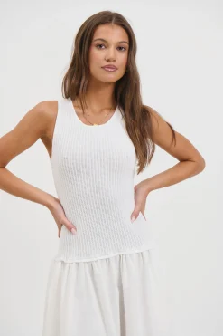 Malibu Maxi Dress White