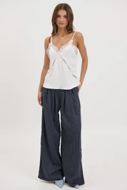 Matilda Lace Cami White