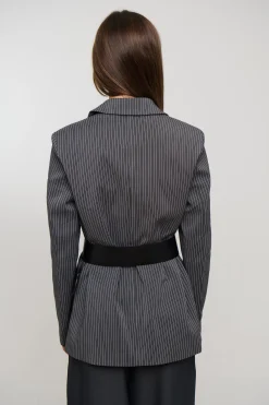 Maya Blazer Dark Grey