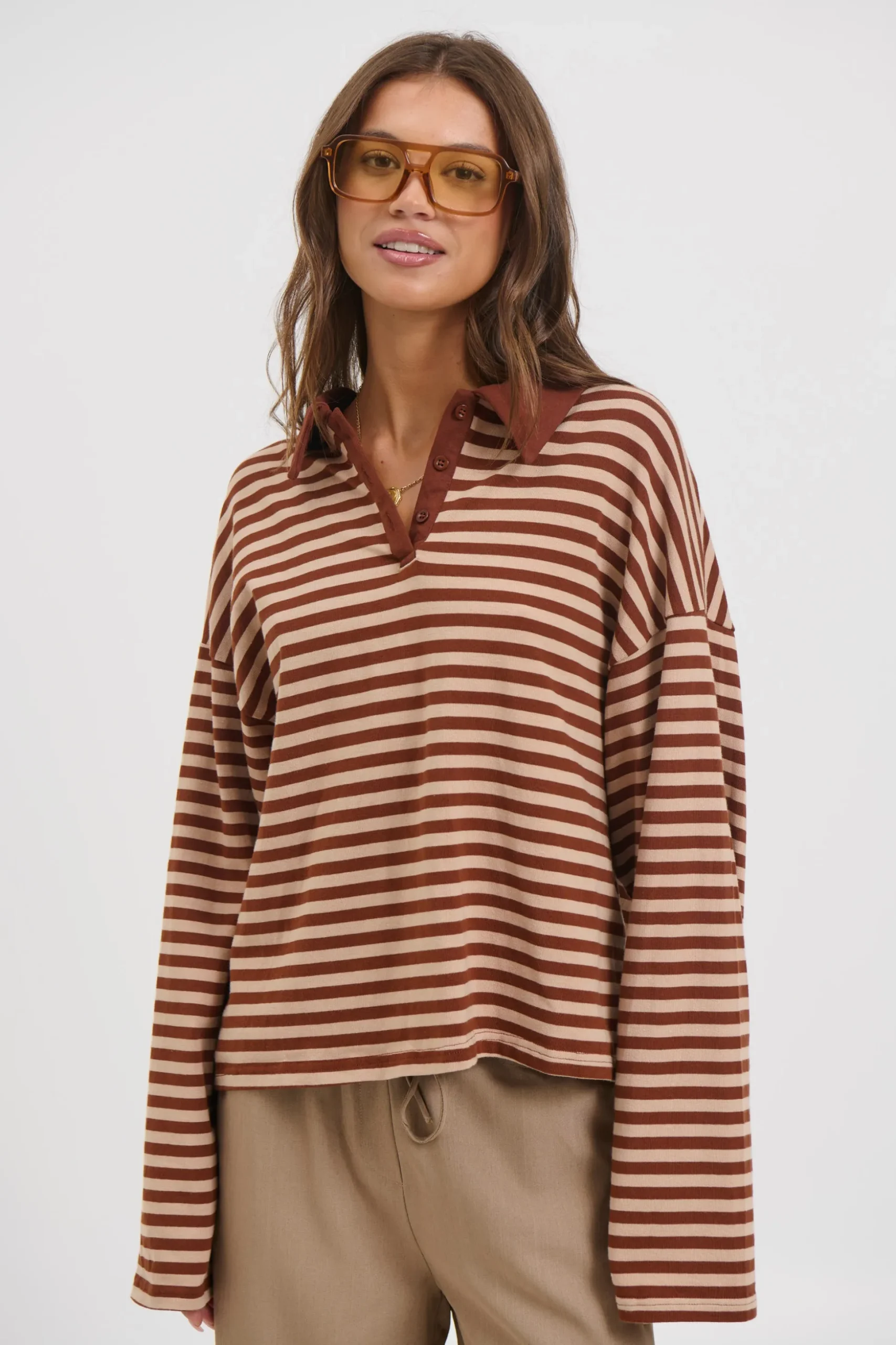 Megan Long Sleeve Latte