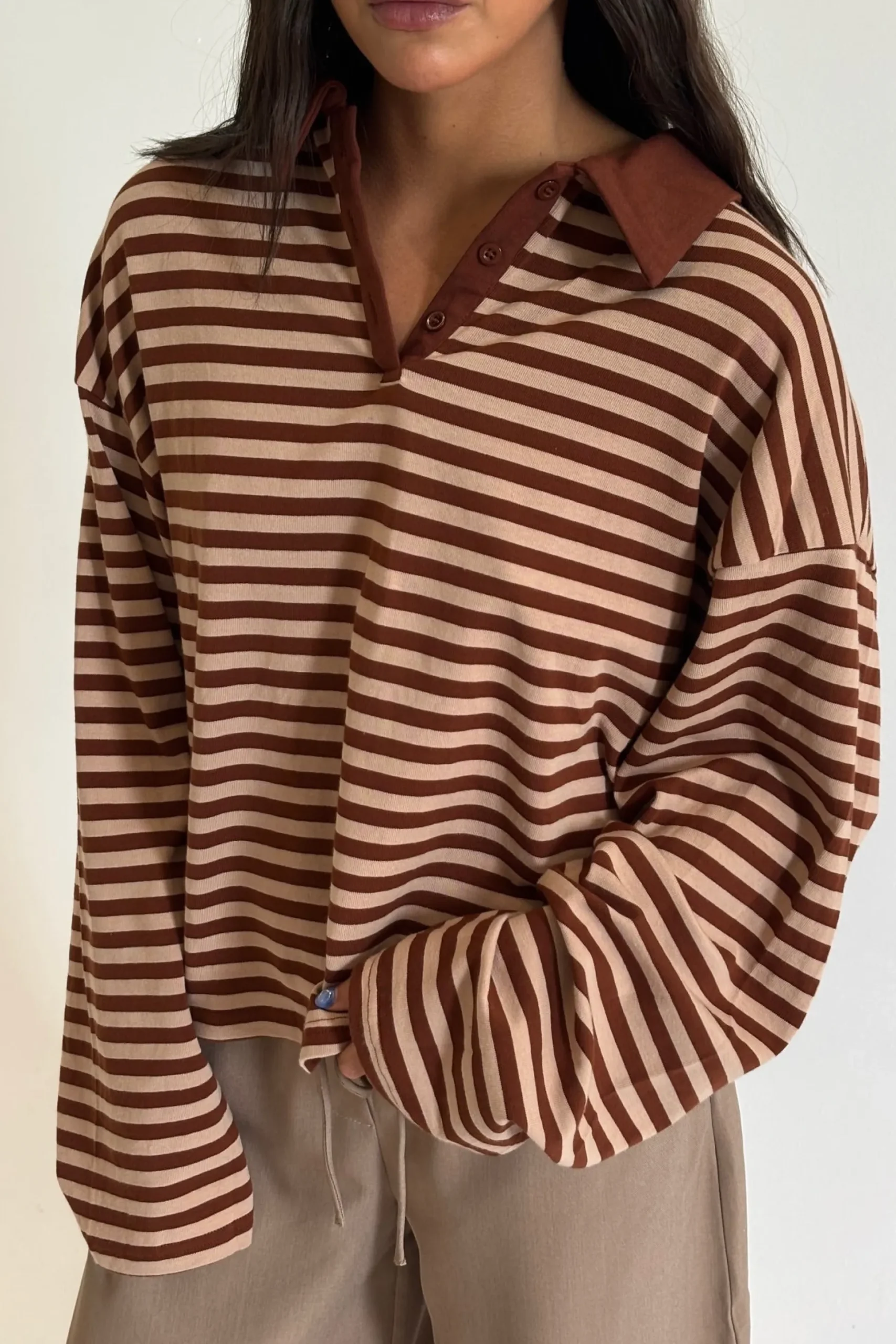 Megan Long Sleeve Latte