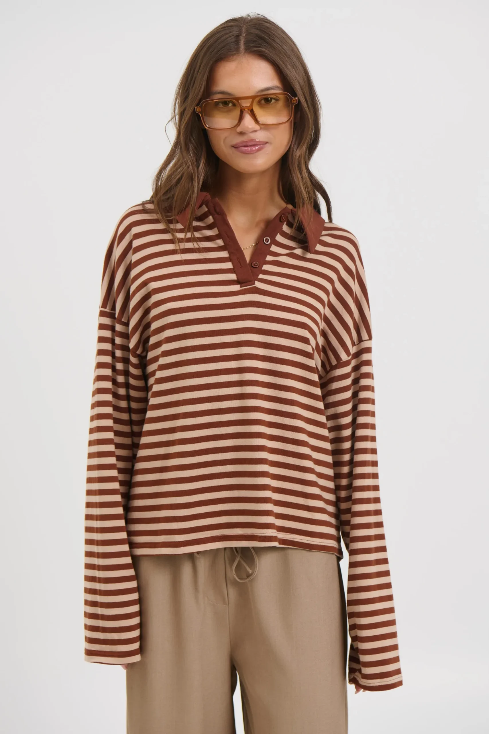 Megan Long Sleeve Latte