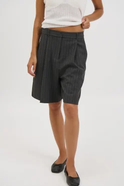 Mika Short Pinstripe
