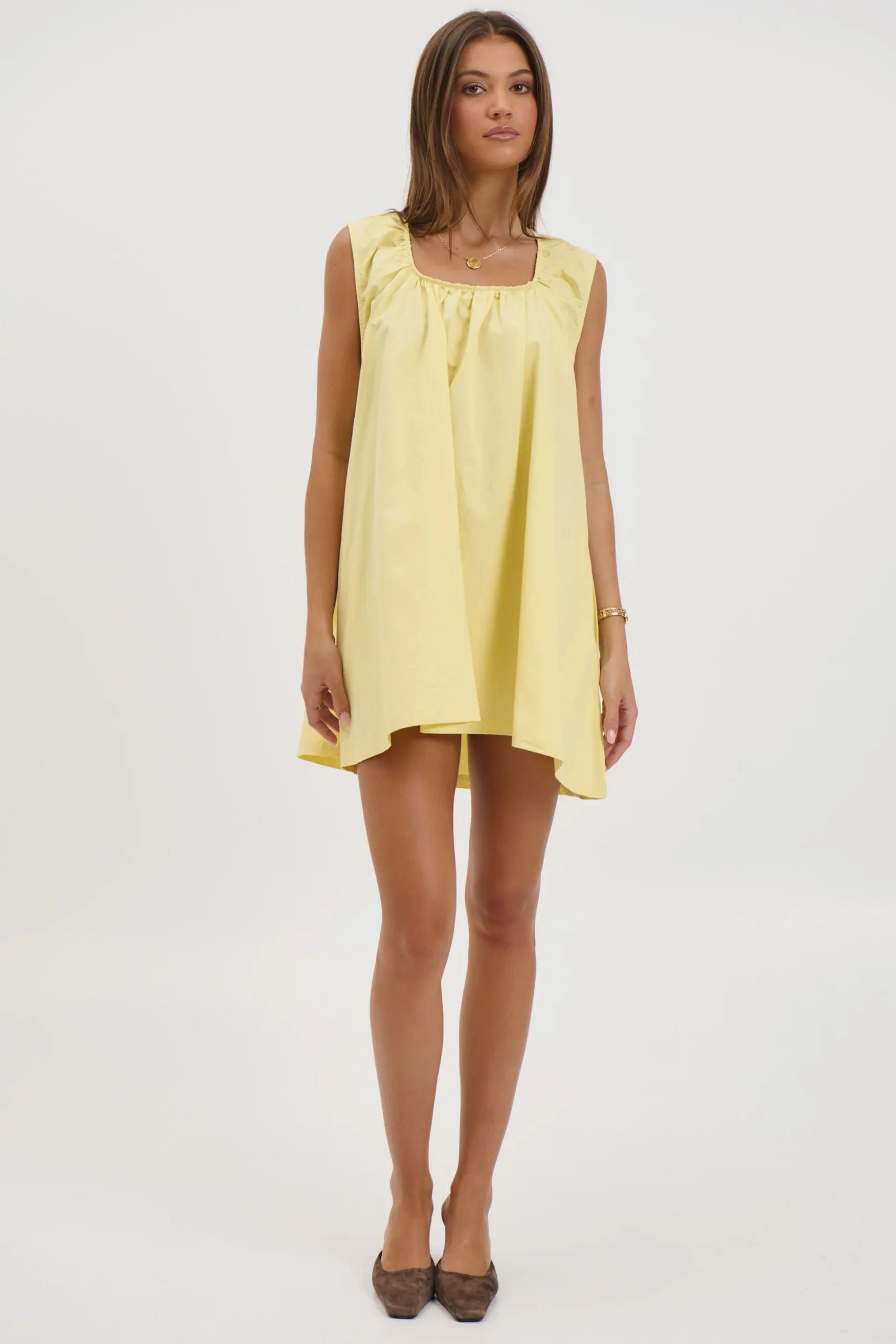 Miley Mini Dress Lemon