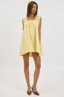 Miley Mini Dress Lemon