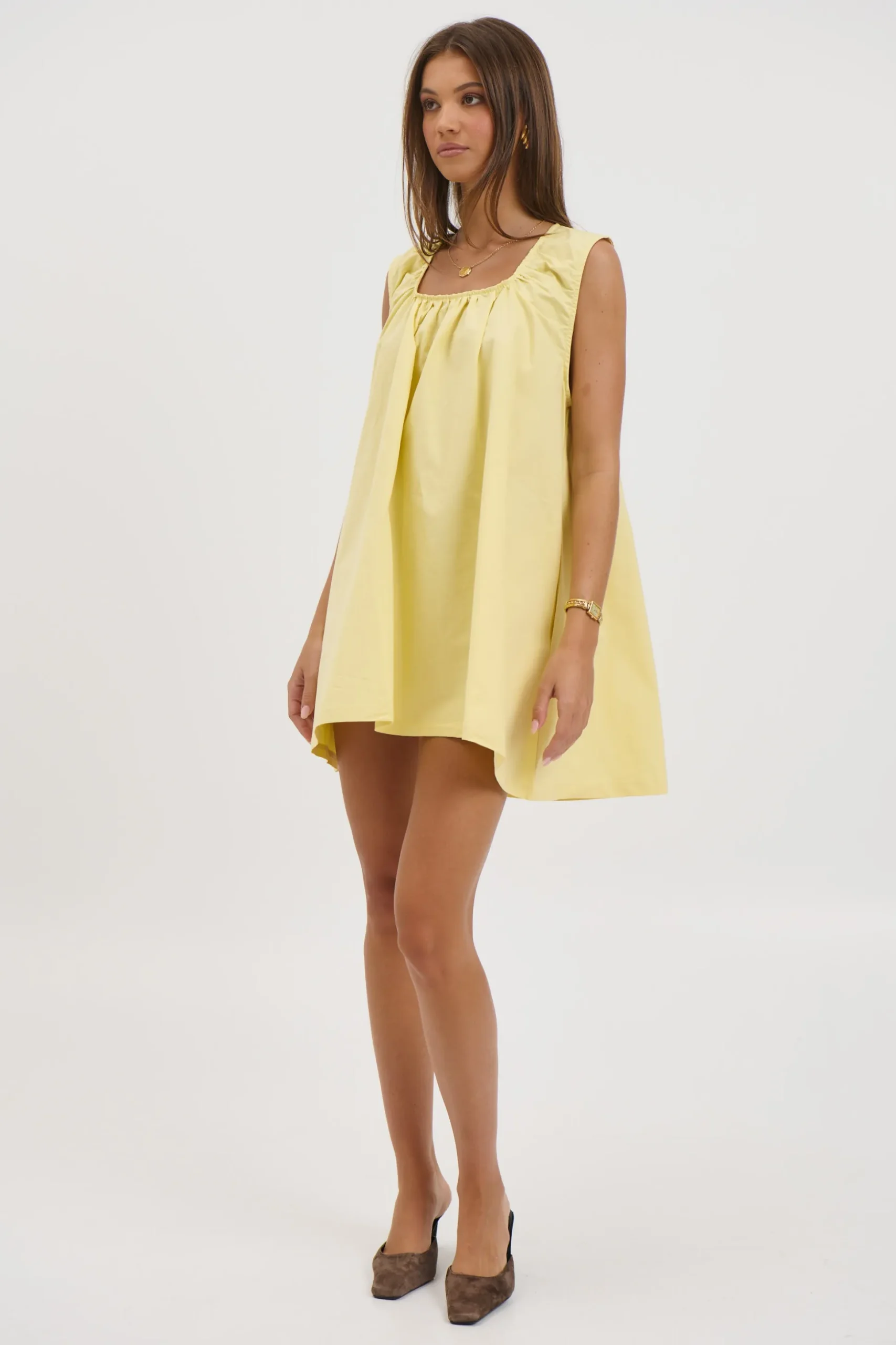 Miley Mini Dress Lemon