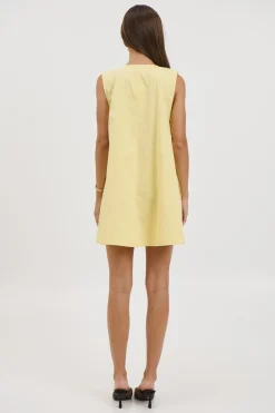 Miley Mini Dress Lemon