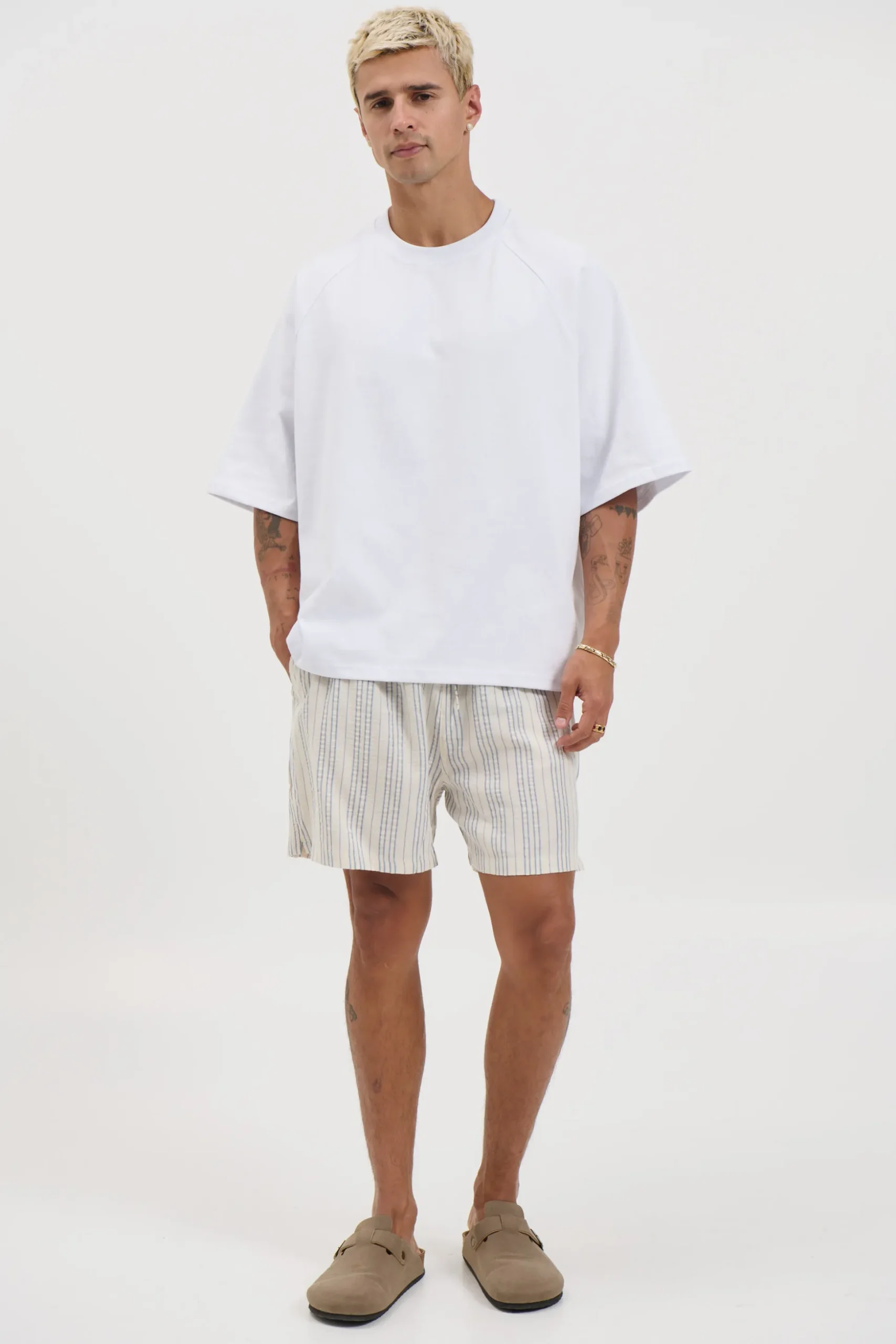 Mitchell Short Blue Stripe