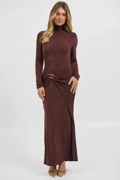 Muse Maxi Dress Chocolate