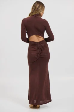 Muse Maxi Dress Chocolate