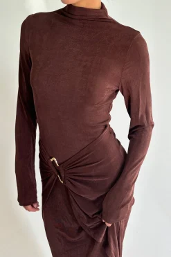 Muse Maxi Dress Chocolate