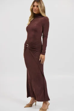 Muse Maxi Dress Chocolate