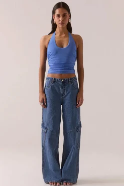 Myriad Bolero Halter Top Cornflower