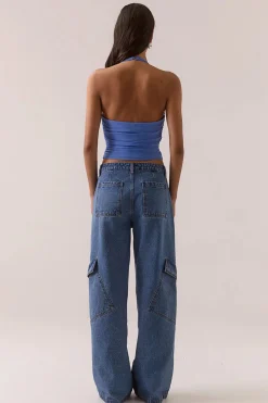 Myriad Bolero Halter Top Cornflower