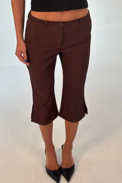 Nardia Capri Pant Chocolate