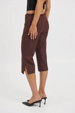 Nardia Capri Pant Chocolate