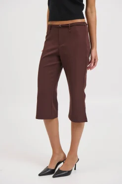 Nardia Capri Pant Chocolate