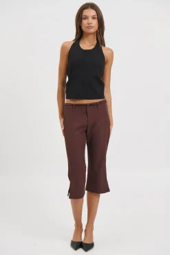 Nardia Capri Pant Chocolate
