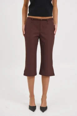 Nardia Capri Pant Chocolate