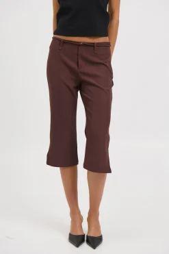 Nardia Capri Pant Chocolate