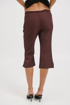 Nardia Capri Pant Chocolate