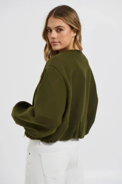 Nella Bomber Jacket Khaki