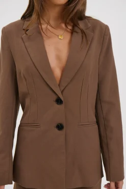 Nicole Blazer Chocolate