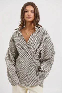 Notting Hill Shirt Cream Check