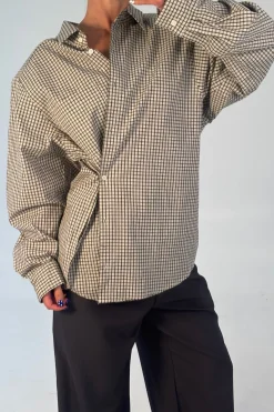 Notting Hill Shirt Cream Check