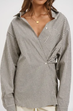 Notting Hill Shirt Cream Check